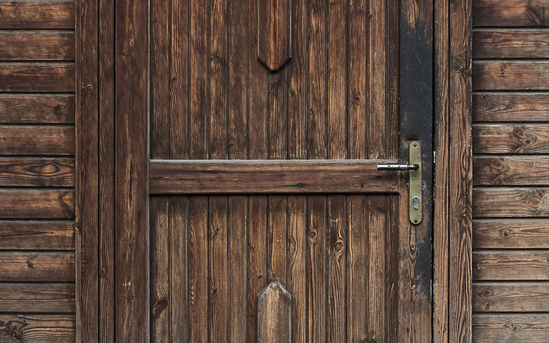 木製ドア―